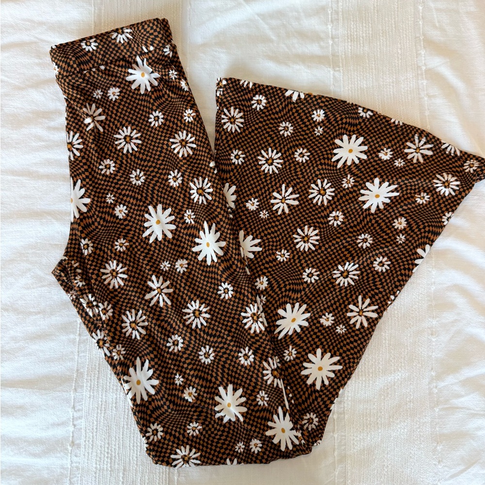 Floral Altard State Flare Stretchy Pants